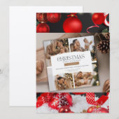 kerstkaarten  kaart (Voorkant / Achterkant)