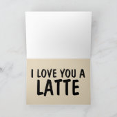 KERSTKAARTEN MET COFFEE LOVE ROMANCE KAART (Binnen)