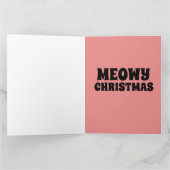 KERSTKAARTEN MET GROOTOGIGE ZOELE KATTEN KAART (Binnen)