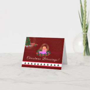 Kerstkaarten met Kerst Advent Kaarsen Kaart
