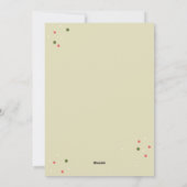 kerstkaarten met malle kerstmannen van peperkoek feestdagenkaart (Achterkant)