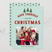 Kerstkaarten met Prettig Kerstfeest Kaart (Voorkant / Achterkant)