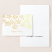 Kerstkaarten met reliëf folie motief folie kaarten (Display)