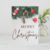 kerstkaarten met seizoensgebonden thema kaart (Staand voorkant)