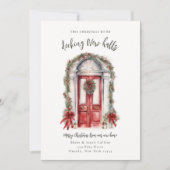 Kerstkaarten met verhuisaankondiging voor nieuwe h feestdagenkaart (Voorkant)