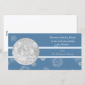 Kerstkaarten met Winterland Thema Feestdagenkaart (Voorkant / Achterkant)