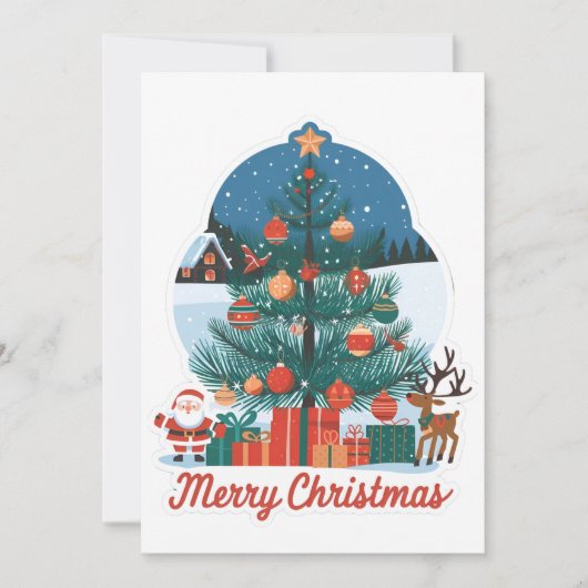 Kerstkaarten: Nieuw Munter Model Feestdagenkaart (Voorkant)