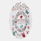 kerstkaarten ornament kaart (Rechts)