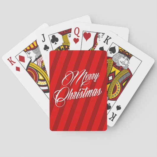 Kerstkaarten Pokerkaarten (Achterkant)