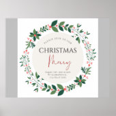 kerstkaarten poster (Voorkant)