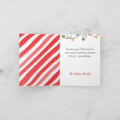 kerstkaarten - Santa Claus Snowglobe Bedankkaart (Binnen)