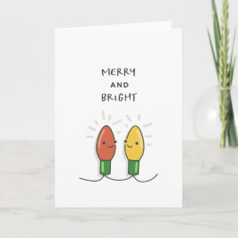 Kerstkaarten - Schattig - Merry and Bright Kaart