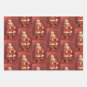  kerstkaarten uit de jaren '70, 3 coördinaat inpakpapier vel (Voorkant 2)