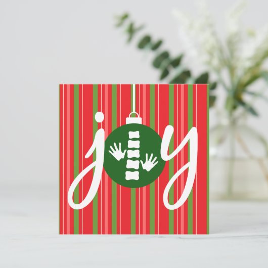 Kerstkaarten van de Vakantie van de Chiropraktijk Feestdagenkaart (Staand voorkant)