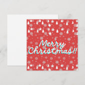 Kerstkaarten van het Kriyas Collectie Feestdagenkaart (Voorkant / Achterkant)