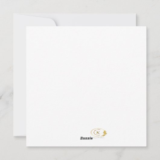 Kerstkaarten van het Kriyas Collectie Feestdagenkaart (Achterkant)