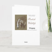 Kerstkaarten van het Wild van de das de Britse Feestdagen Kaart (Achterkant)