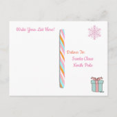 Kerstkaarten van Sinterklaas: Rode Eenhoorn in Ker Feestdagenkaart (Achterkant)