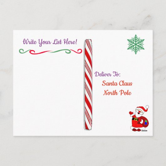 Kerstkaarten van Sinterklaas: Rode Pinguïn in Kers Feestdagenkaart (Achterkant)