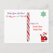 Kerstkaarten van Sinterklaas: Vakantie- eenhoorn i Feestdagenkaart (Achterkant)