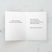 Kerstkaarten van tante feestdagen kaart (Binnen)