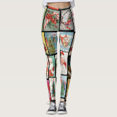 kerstkaarten Vintage Leggings Vrouwenreuzen (Voorkant)