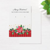 kerstkaarten visitekaartje (Bureau)