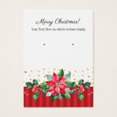 kerstkaarten visitekaartje (Voorkant)