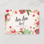  kerstkaarten visitekaartje (Voorkant)