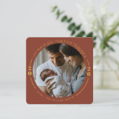 Kerstkaarten voor baby's feestdagenkaart (Staand voorkant)