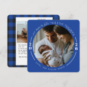 Kerstkaarten voor baby's feestdagenkaart (Voorkant / Achterkant)