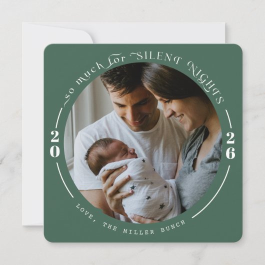 Kerstkaarten voor baby's feestdagenkaart (Voorkant)