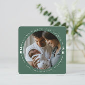 Kerstkaarten voor baby's feestdagenkaart (Staand voorkant)