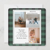 Kerstkaarten voor baby's feestdagenkaart (Achterkant)