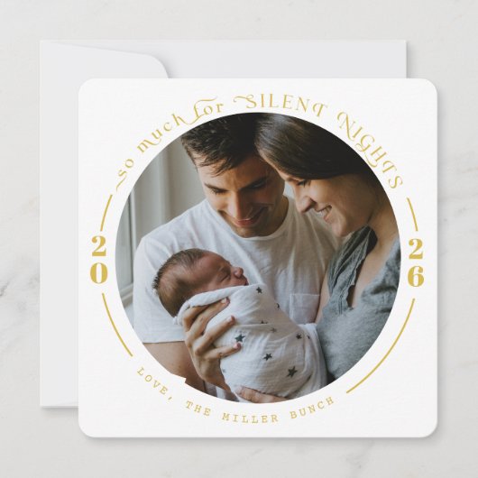 Kerstkaarten voor baby's feestdagenkaart (Voorkant)