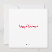  kerstkaarten voor balletjes feestdagenkaart (Achterkant)