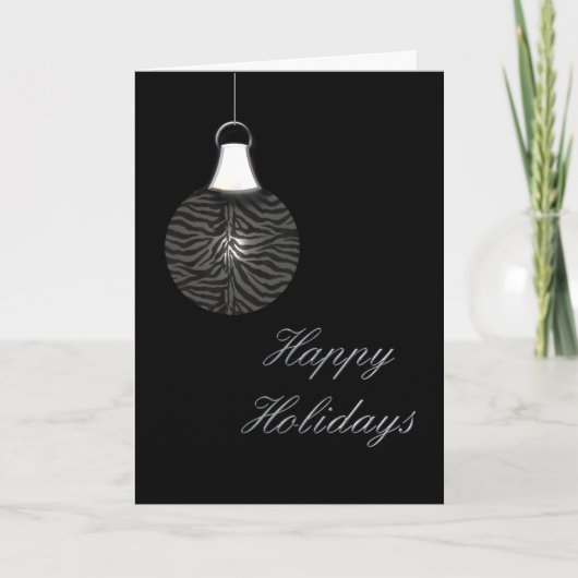 Kerstkaarten voor bedrijven feestdagen kaart (Voorkant)