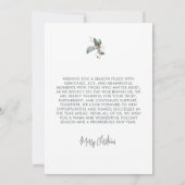 Kerstkaarten voor bedrijven kaart (Achterkant)