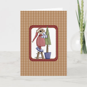 Kerstkaarten voor Beer in het land Feestdagen Kaart