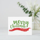 kerstkaarten voor chiropractische doeleinden, briefkaart (Staand voorkant)