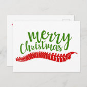 kerstkaarten voor chiropractische doeleinden, briefkaart (Voorkant / Achterkant)
