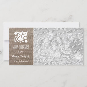 Kerstkaarten voor de schoot met een aangepaste fee feestdagenkaart