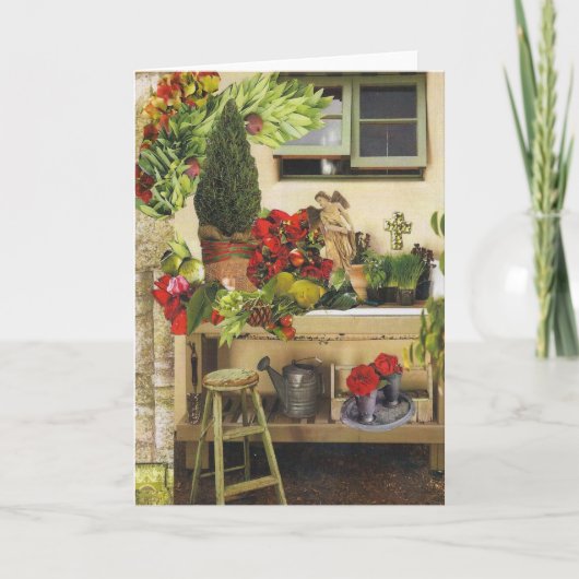 kerstKaarten voor Gardener Feestdagen Kaart (Voorkant)