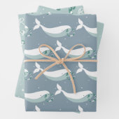 kerstkaarten voor groothandel inpakpapier vel (In situ)