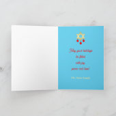 Kerstkaarten voor interreligieuze feestdagen (Binnen)