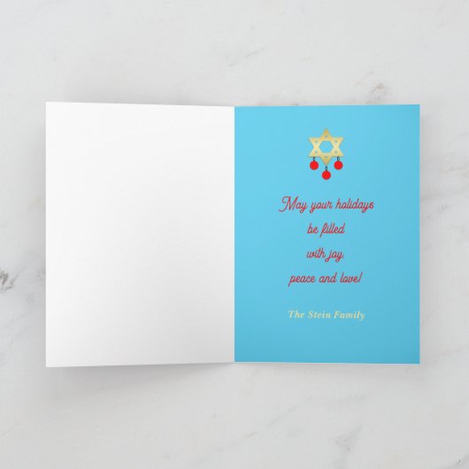 Kerstkaarten voor interreligieuze feestdagen (Binnen)