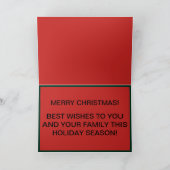 Kerstkaarten voor kerstcadeautjes voor Santa Motor Kaart (Binnen)