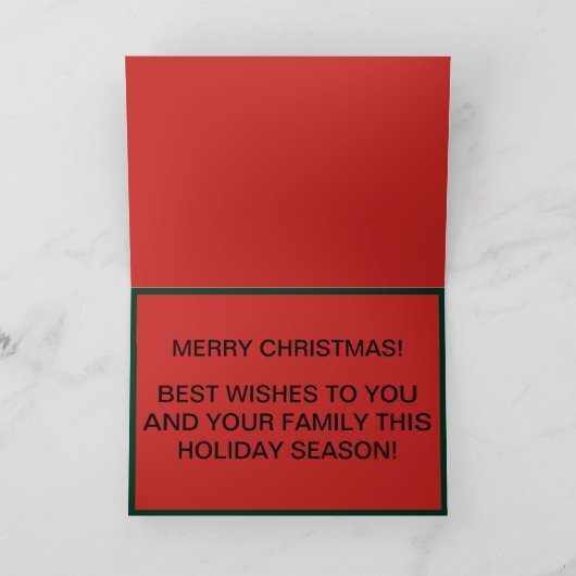 Kerstkaarten voor kerstcadeautjes voor Santa Motor Kaart (Binnen)