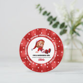 kerstkaarten voor kerstmis met ellef feestdagenkaart (Staand voorkant)