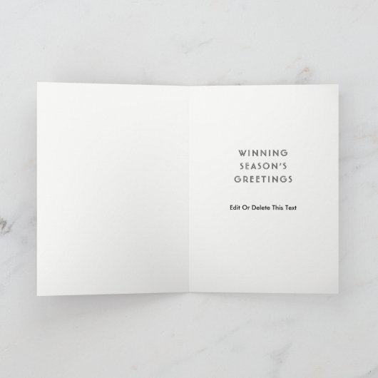 kerstkaarten voor Lacrosse Holiday Feestdagen Kaart (Binnen)